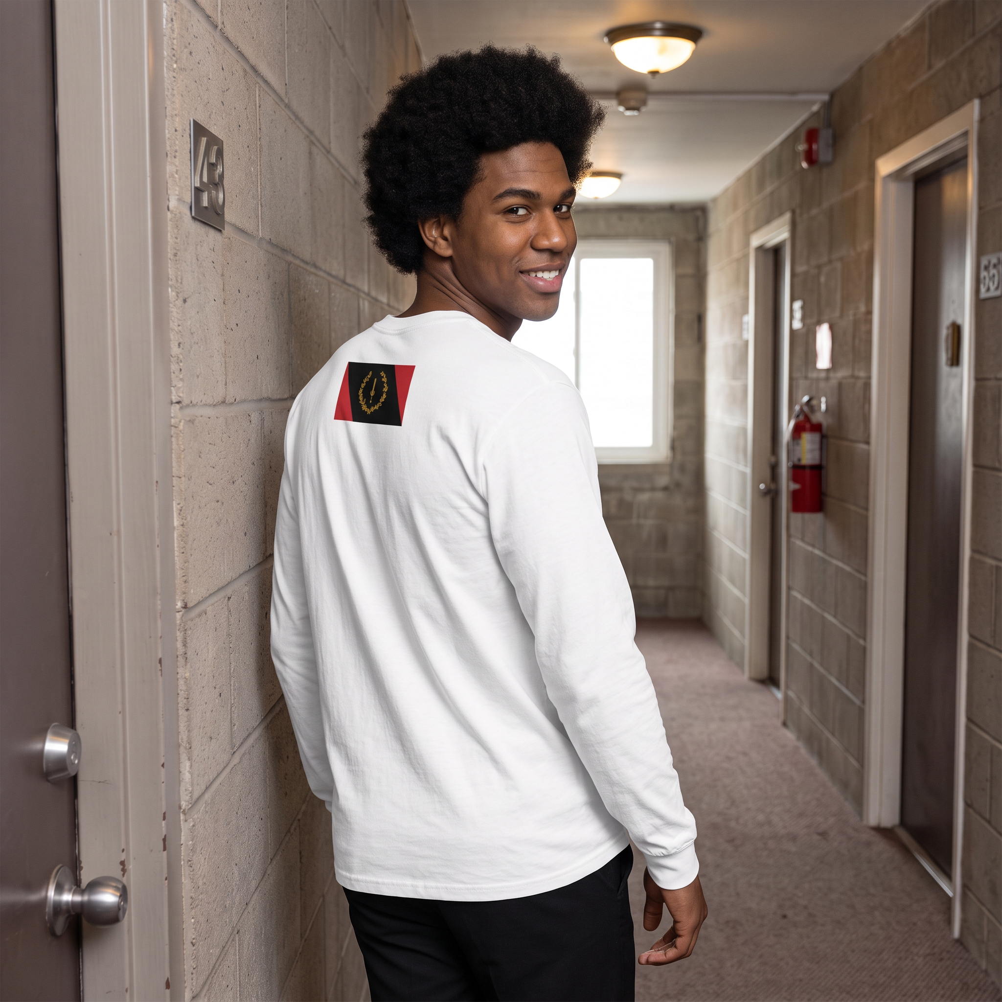 BA Heritage: Men's heavyweight long sleeve t-shirt - Image 2