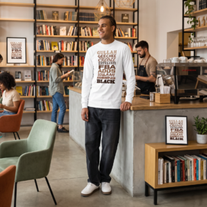 Tribes: Men's heavyweight long sleeve t-shirt