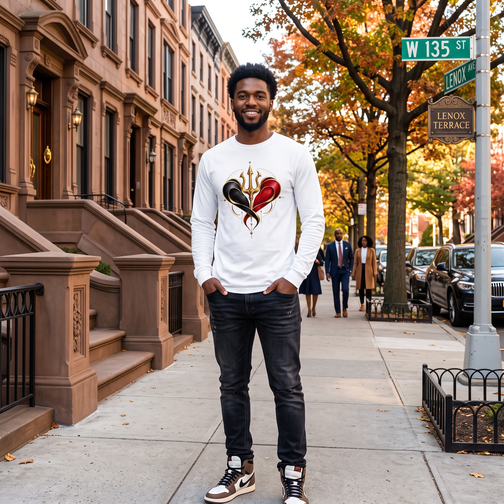 BA Heritage Flag: Unisex Long Sleeve Tee - Image 5