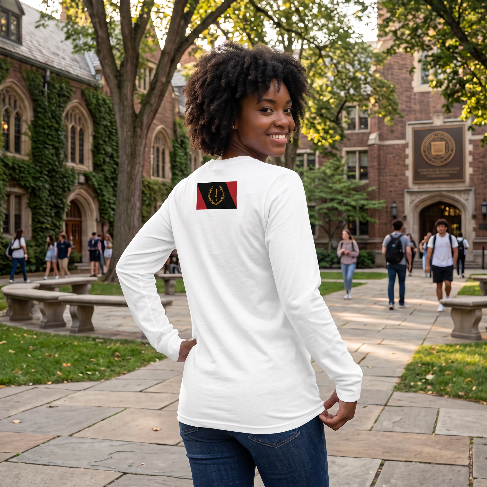 BA Heritage Flag: Unisex Long Sleeve Tee - Image 2