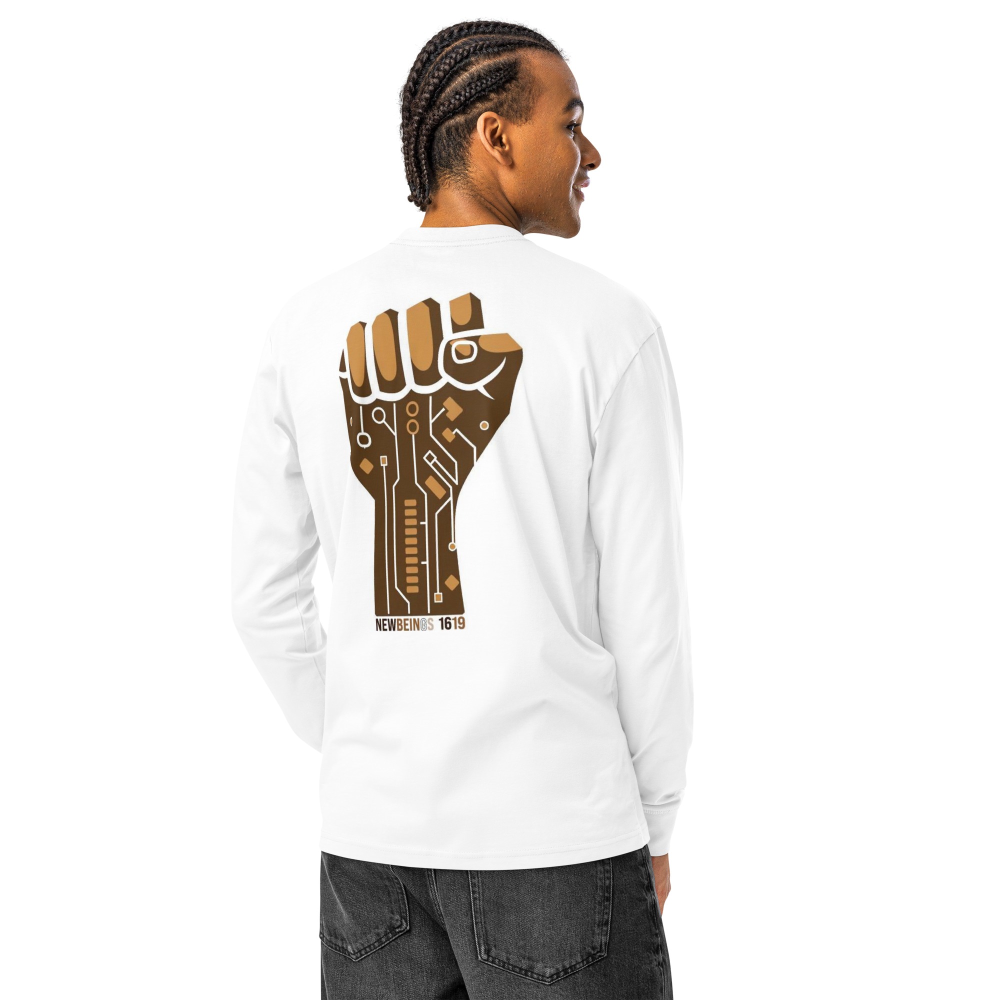 Men's heavyweight long sleeve t-shirt - Image 5