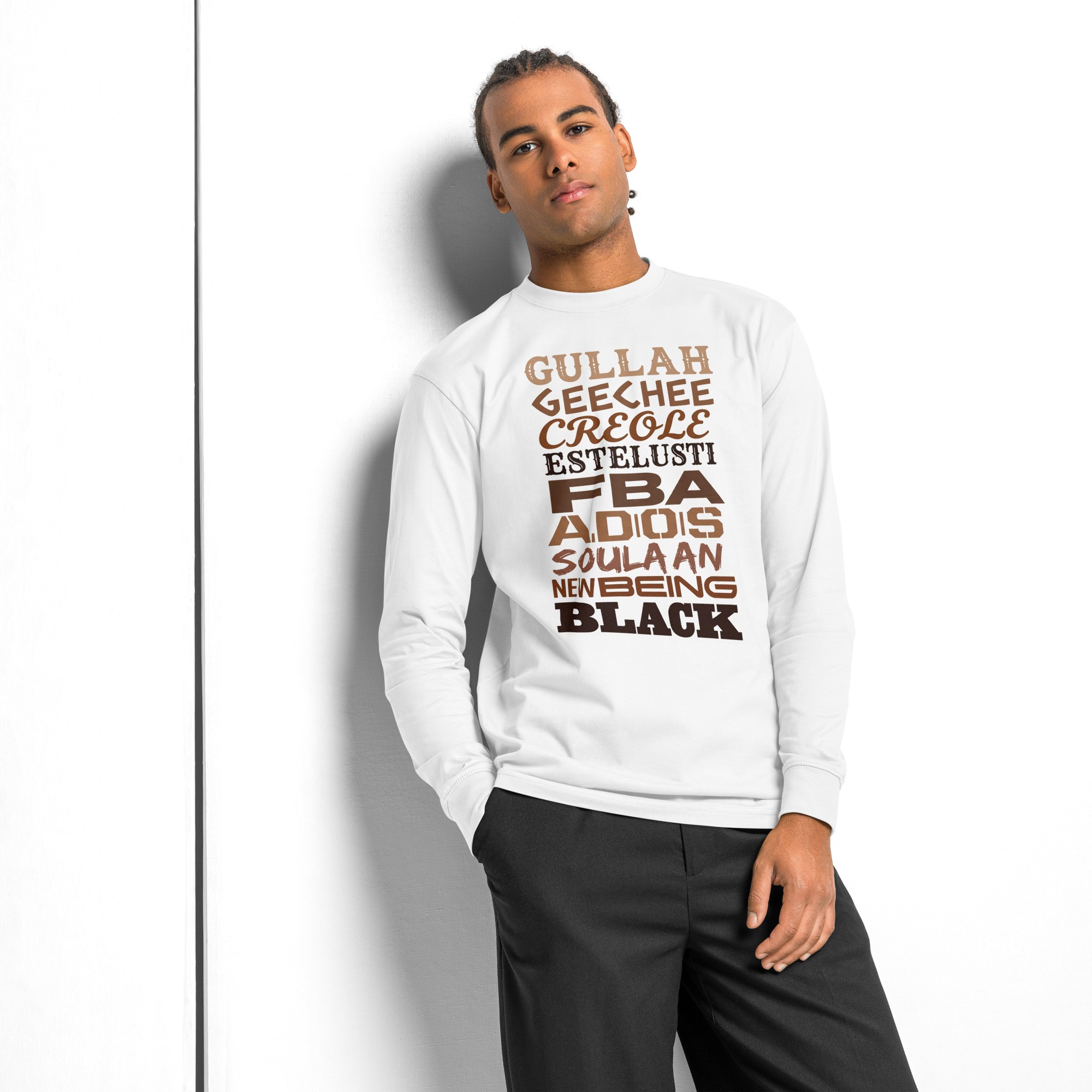 Men's heavyweight long sleeve t-shirt - Image 2