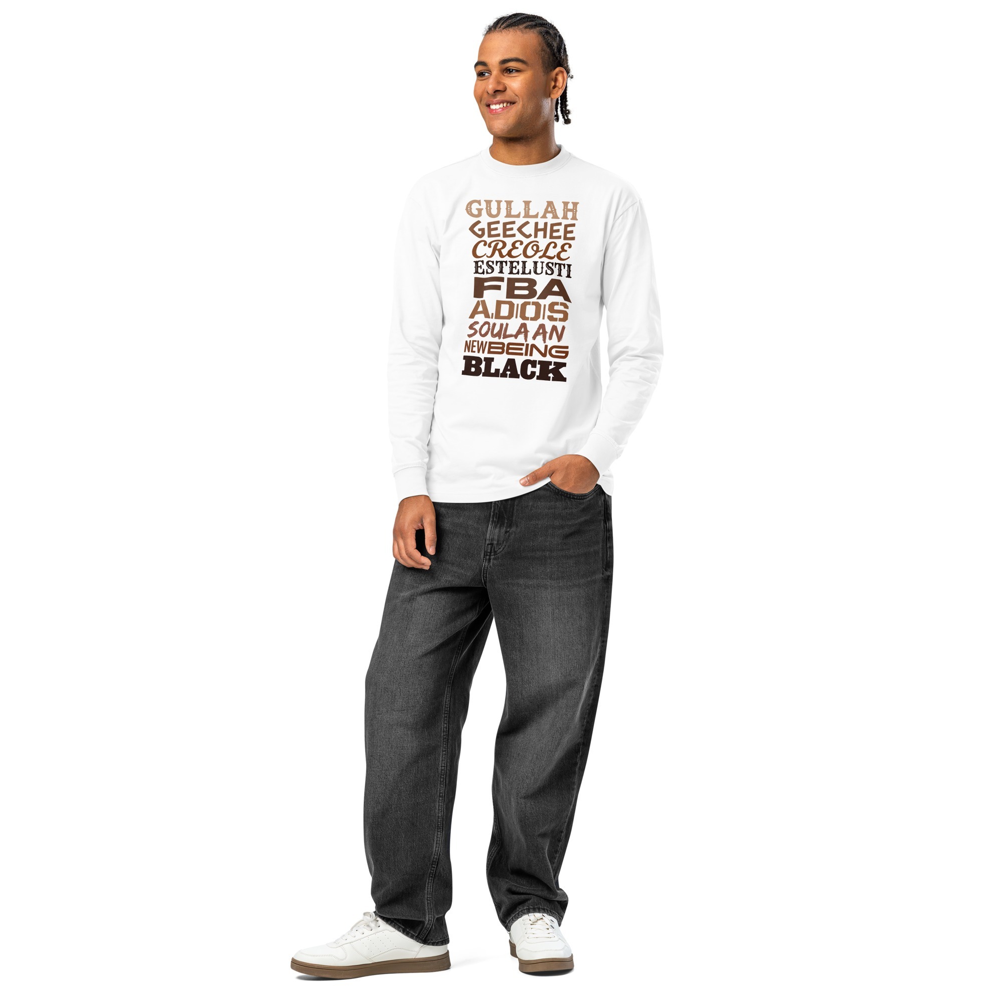 Men's heavyweight long sleeve t-shirt - Image 6