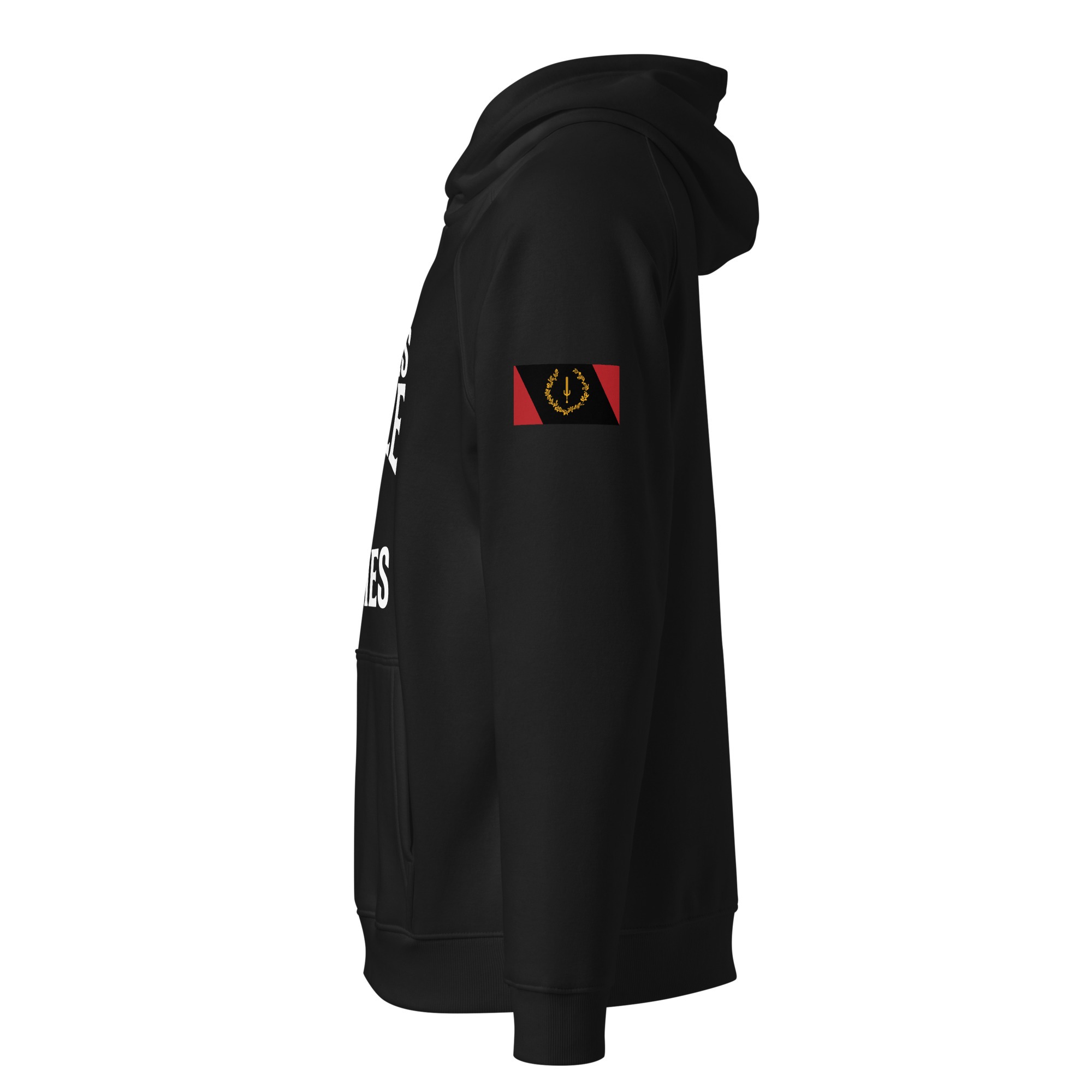Real Eyes: Unisex eco raglan hoodie - Image 4