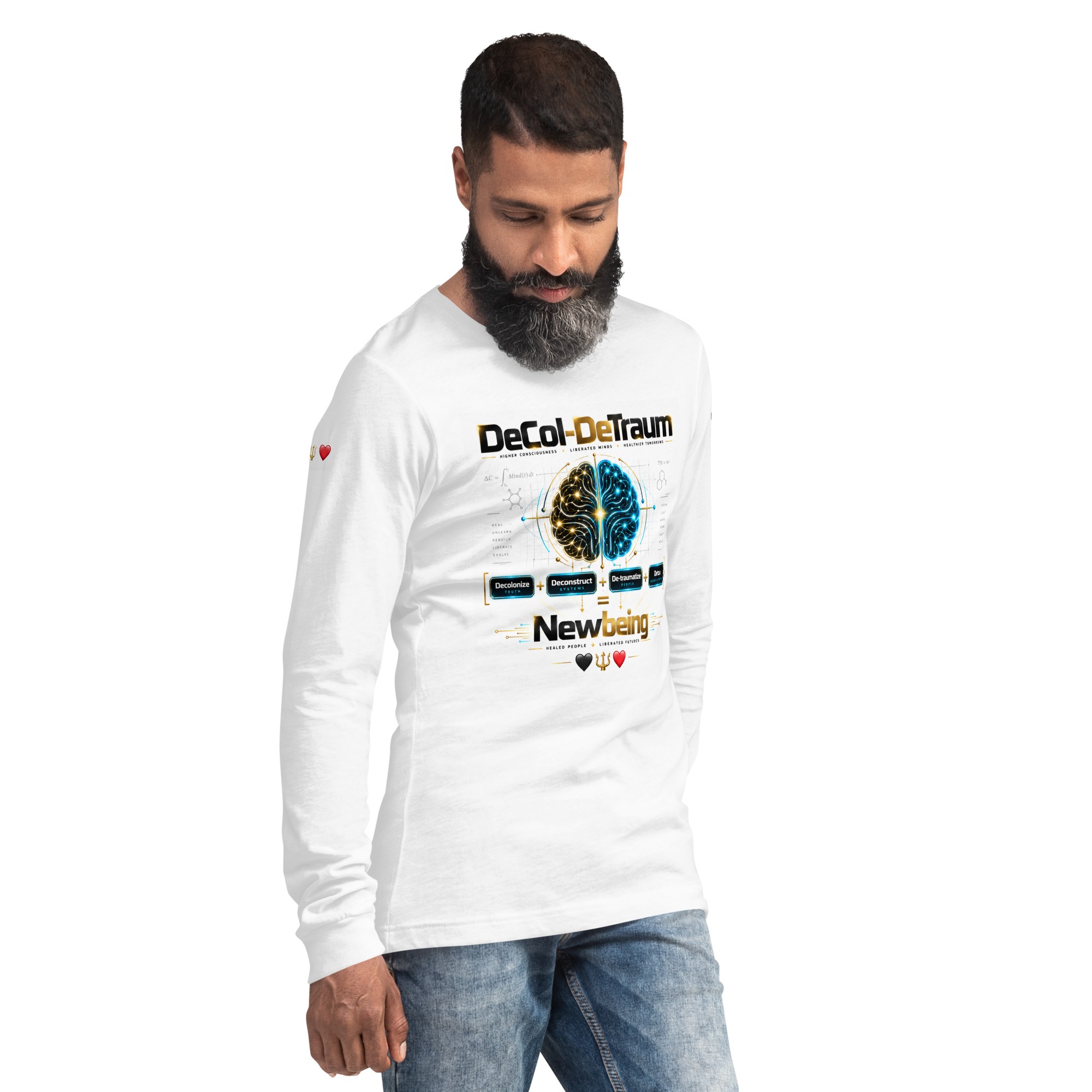 DeCol-DeTaum: Unisex Long Sleeve Tee - Image 2