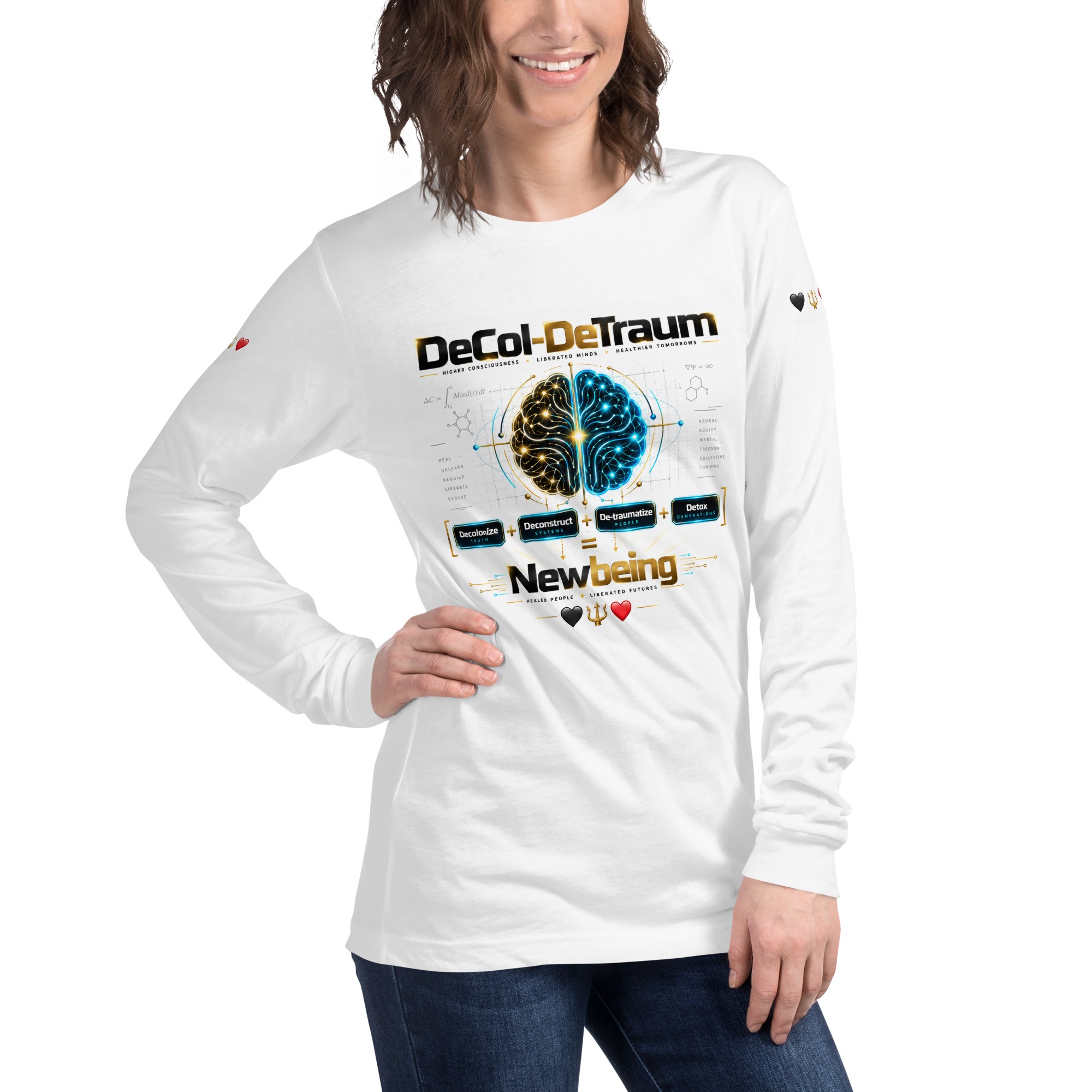 DeCol-DeTaum: Unisex Long Sleeve Tee - Image 4