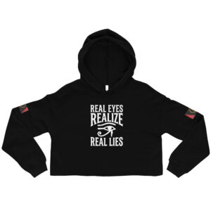 Real Eyes: Crop Hoodie