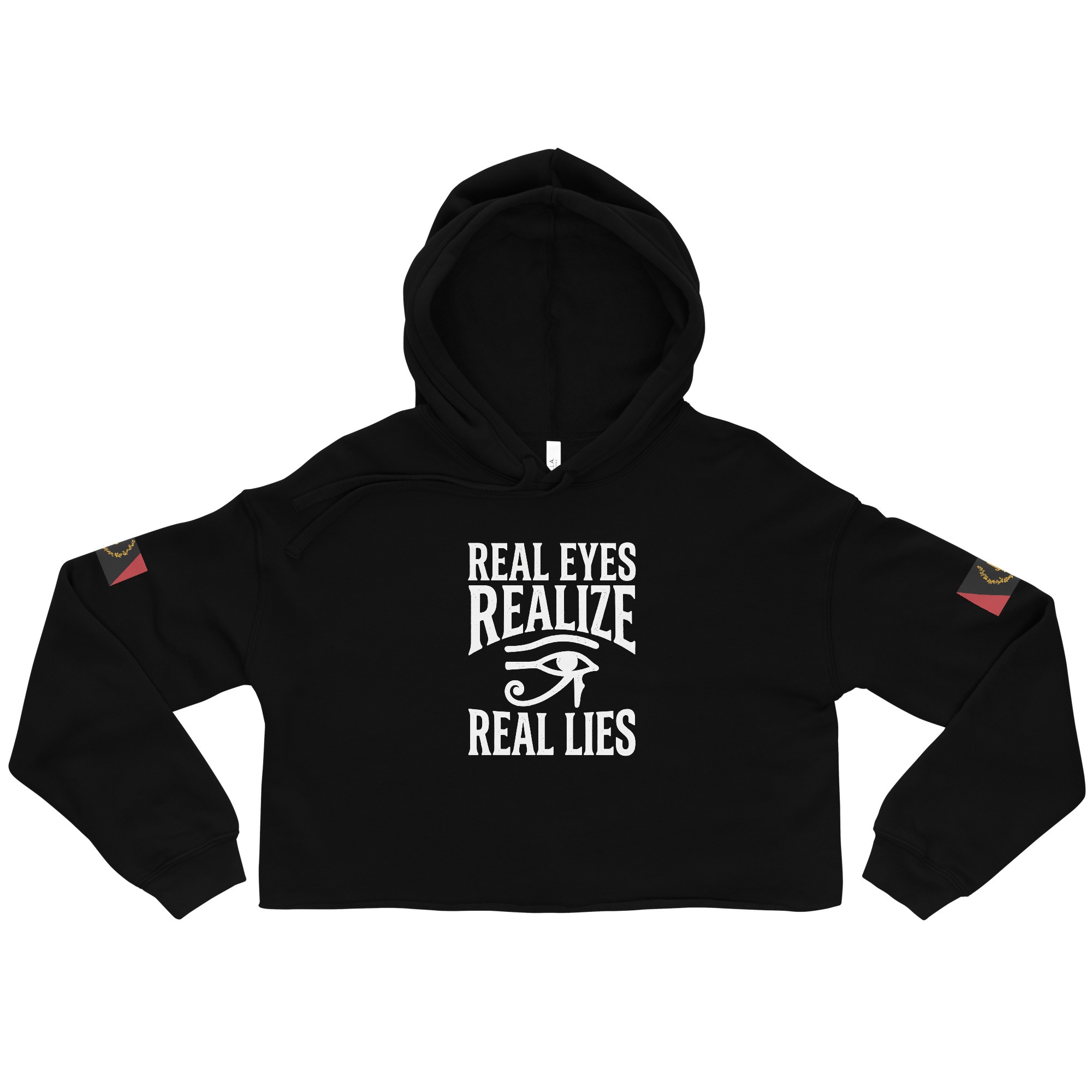Real Eyes: Crop Hoodie
