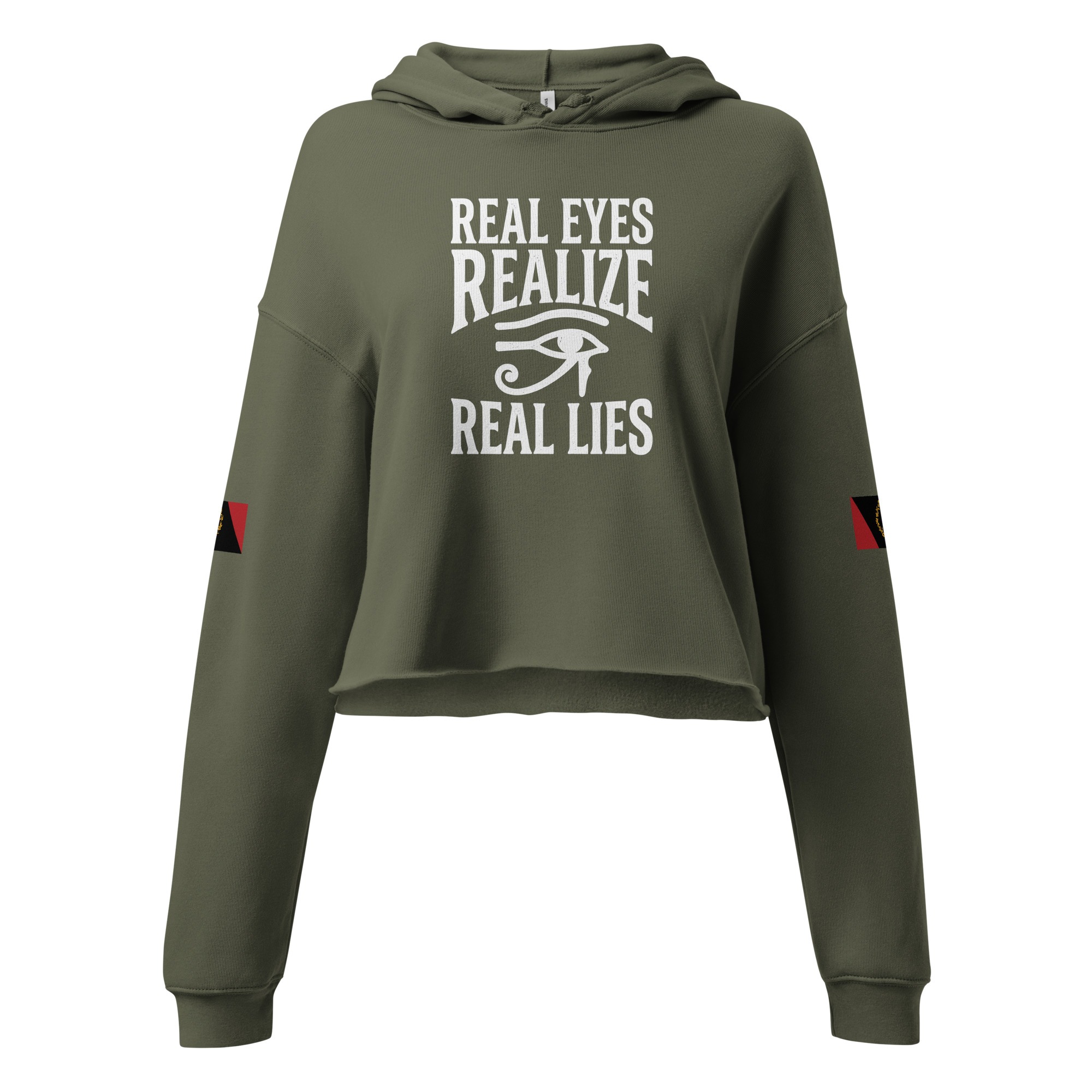 Real Eyes: Crop Hoodie - Image 8