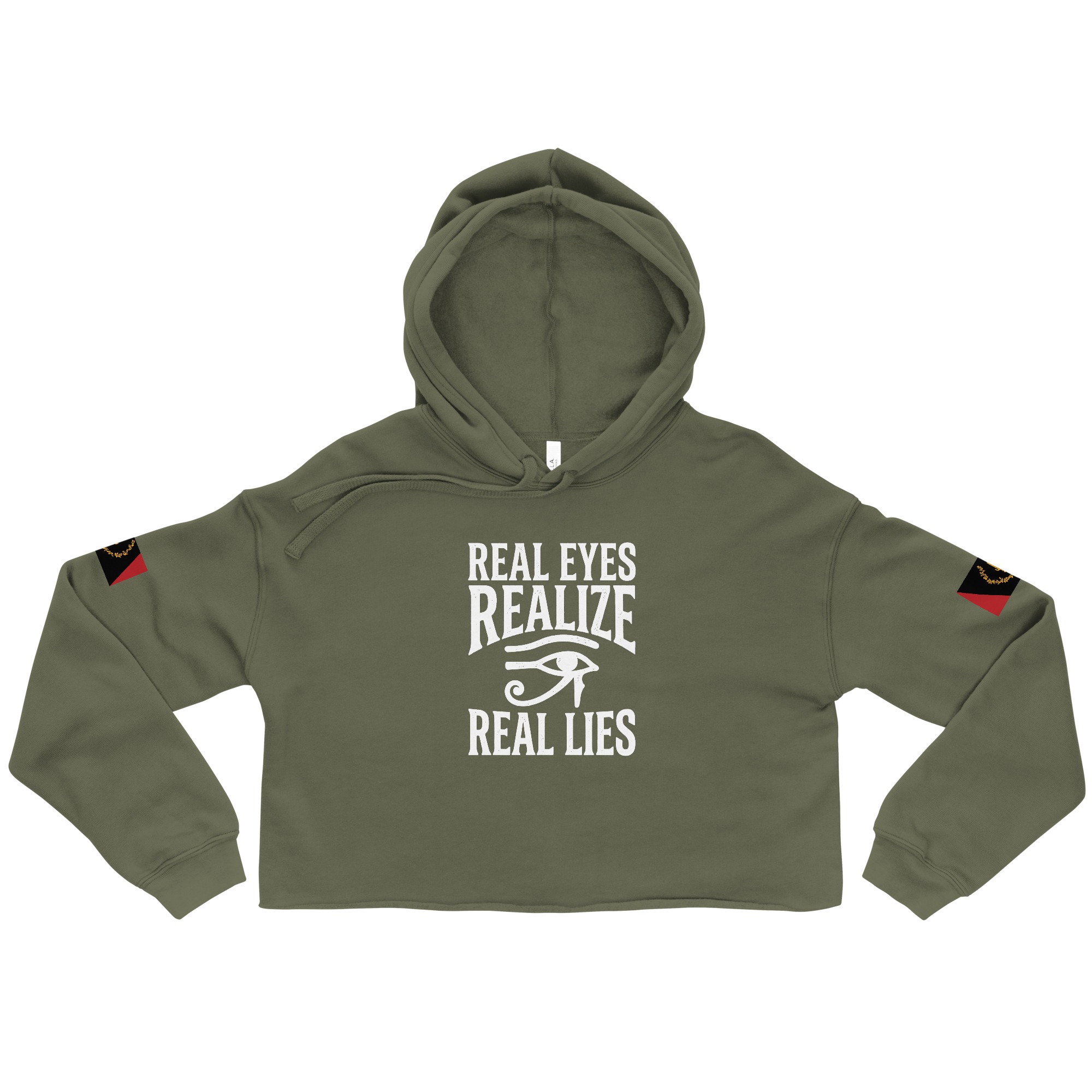 Real Eyes: Crop Hoodie - Image 9